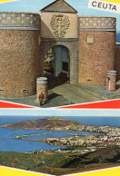 CEUTA, CUARTEL DE REGULARES Y VISTA PARCIAL COULEUR  REF 11559 CHE - Ceuta