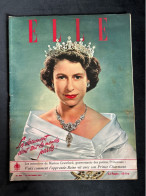 1951 Revue ELLE - ELISABETH II - MÉMOIRES DE MARION CRAWFORD GOUVERNANTE DES PETITES PRINCESSES - Fashion