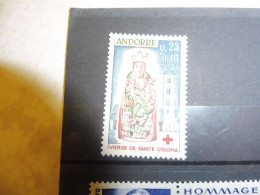 Andorre Andorra Francais 172 Perfect Parfait Etat Mnh Neuf ** Croix Rouge Roode Kruis 1964 - Unused Stamps