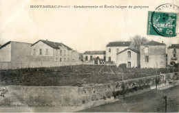 34 - Montagnac - Gendarmerie Et école Laïque De Garçons - Montagnac