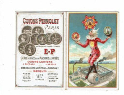 Petit Calendrier 1896 COTONS PERNOLET Paris Fou Du Roi - Formato Piccolo : ...-1900