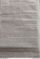 1822 PROCÈS DES CONSPIRATEURS DE THOUARS ET DE SAUMUR - COUR D'ASSISES DE POITIERS - LA QUOTIDIENNE - 9 SEPTEMBRE 1822 - 1800 - 1849