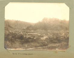 Vignory * 1902 * Un Coin Du Village & Ruines D'un Château Féodal * Photo Ancienne Format 11x8.2cm - Vignory