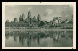 * Cp Photo - CAMBODGE - ANGKOR VAT - Ruines - Papier LUMIERE - 1953 - Cambodge