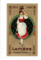 Carton + Lettre LA LAITIERE Lait Concentré Condensé Nestlé Anglo-Swiss CHAM 1912 Magerand Médecin Major - Suiza