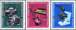 150622 MNH ALEMANIA DEMOCRATICA 1965 FERIA DE OTOÑO DE LEIPZIG - Ungebraucht