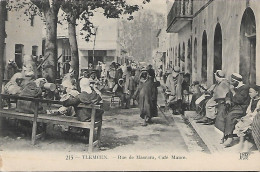 TLEMCEN - Rue De Mascara - Café Maure - Tlemcen