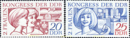 150673 MNH ALEMANIA DEMOCRATICA 1969 2 CONGRESO DE MUJERES DE LA REPUBLICA DEMOCRATICA ALEMANA - Ungebraucht