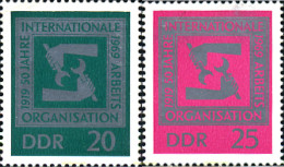 150680 MNH ALEMANIA DEMOCRATICA 1969 50 ANIVERSARIO DE LA ORGANIZACION INTERNACIONAL DEL TRABAJO - Ungebraucht