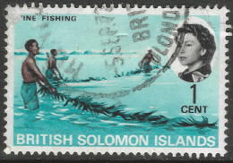 British Solomon Islands. 1968 QEII. 1c Used. SG 166 - Islas Salomón (...-1978)