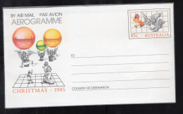 Australia Aerogramme 1985 45c Christmas Mint - Aerogrammi