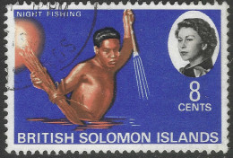 British Solomon Islands. 1968 QEII. 8c Used. SG 171 - British Solomon Islands (...-1978)