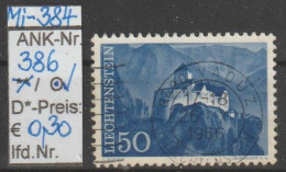 1959 - LIECHTENSTEIN - FM/DM "Verschied. Darstellungen" 50 Rp Dkl'blau - O  Gestempelt - S.Scan (386o  Lie) - Gebraucht