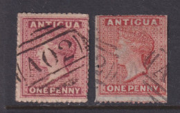 Antigua, Scott 2-3 (SG 6-7), Used - 1858-1960 Colonie Britannique