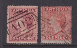 Antigua, Scott 2-3 (SG 6-7), Used - 1858-1960 Colonia Británica