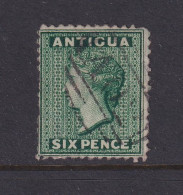 Antigua, Scott 7 (SG 15x), Used, Watermark Reversed - 1858-1960 Colonia Britannica