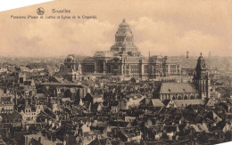 BELGIQUE - Bruxelles - Panorama - Palais De Justice Et église De La Chapelle - Carte Postale Ancienne - Bauwerke, Gebäude