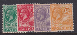 Antigua, Scott 42-45 (SG 62/67), MLH/HR - 1858-1960 Crown Colony