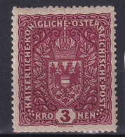 AUSTRIA 1916 - MLH - ANK 201 I - Neufs