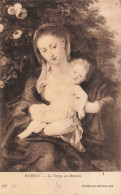 ARTS - Peintures Et Tableaux - Rubens - La Vierge Au Myosotis - Carte Postale Ancienne - Peintures & Tableaux