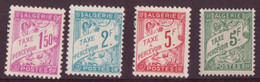 Algérie - Taxe - YT N° 29 à 32 ** - Neuf Sans Charnière - TB - 1945 / 1946 - Segnatasse