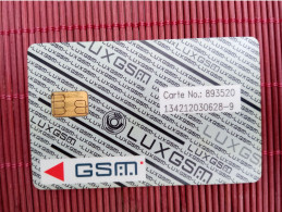 GSM Card Luxumburg With Logo Mobil Com 2 Photos Rare - Lussemburgo