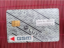 GSM Card Luxumburg With Logo Mobil Com 2 Photos Rare - Luxembourg