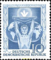 703744 HINGED ALEMANIA DEMOCRATICA 1955 10 ANIVERSARIO DE LA ORGANIZACION DE SOLIDARIDAD POPULAR - Ungebraucht