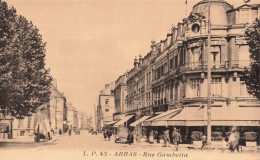 FRANCE - Arras - Rue Gambetta - Carte Postale Ancienne - Arras