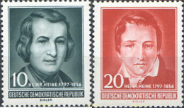 703847 HINGED ALEMANIA DEMOCRATICA 1956 CENTENARIO DE LA MUERTE DE HEINRICH HEINE - Ungebraucht