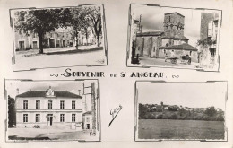 St Angeau * Souvenir Du Village * Cpa 4 Vues - Other & Unclassified