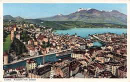 SUISSE - Luzern -  Vue Depuis Le Domaine - Colorisé - Carte Postale Ancienne - Lucerne