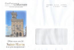 Enveloppe Destinéo : St Marin. - Briefe U. Dokumente