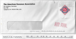 USA 2001 Airmail Commercial Cover From Reading Stamp Pan-American Exposition Buffalo Stamp 80 Cents Electronic Sorting - Lettres & Documents