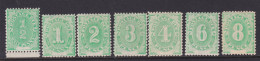 Australia, Scott J1-J7 (SG D1-D7), MLH/HR - Portomarken