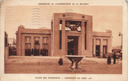 BELGIQUE - Liège - Exposition De Liège - Palais Des Transports  - Carte Postale Ancienne - Liège