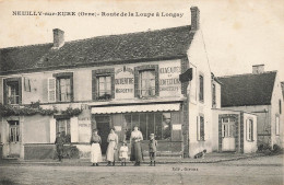 Neuilly Sur Eure * Route De La Loupe à Longny * épicerie Commerce Magasin Ancienne Maison DUTERTRE - Autres & Non Classés