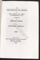 Sul Persolfato Di Chinina E Necessità Che I Medici Ne Generalizzino L'uso - 1849 - Altri & Non Classificati