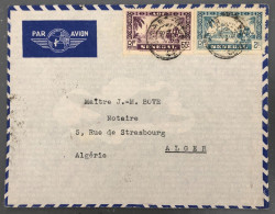 Sénégal, Divers Sur Enveloppe Pour L'Algérie 1938 - (B2342) - Briefe U. Dokumente