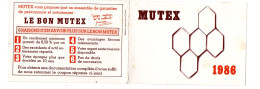 Mont De Marsan (40) Calendrier 1986 MUTEX   (PPP45303) - Small : 1981-90