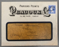 France, Préoblitéré Sur Enveloppe - (B2391) - 1893-1947