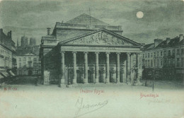 BELGIQUE - Bruxelles - Théâtre Royal - Carte Postale Ancienne - Expositions Universelles