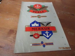 Etiketten Voorbeeldblad, 16 Cm X 25.50cm, Perla, Merkur - Etiquettes
