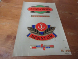 Etiketten Voorbeeldblad, 16 Cm X 25.50cm, Aromaticos, Senator - Etiquettes