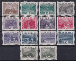 AUSTRIA 1932 - MNH (543=MLH) - ANK 530-543 - Complete Set! - Neufs