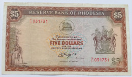 1978 RHODESIA  $5 Note ( VF+ ) - Other - Africa