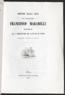 De Cattanei Di Momo - Notizie Sulla Vita Del Professore Francesco Marabelli 1846 - Altri & Non Classificati