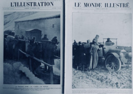 1916 SERBIE ROI PIERRE 1ER 2 JOURNAUX ANCIENS - Non Classés