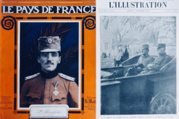 1915 SERBIE PRINCE ALEXANDRE 2 JOURNAUX ANCIENS - Unclassified