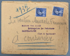 France, Préoblitéré Sur Enveloppe - (B2442) - 1893-1947